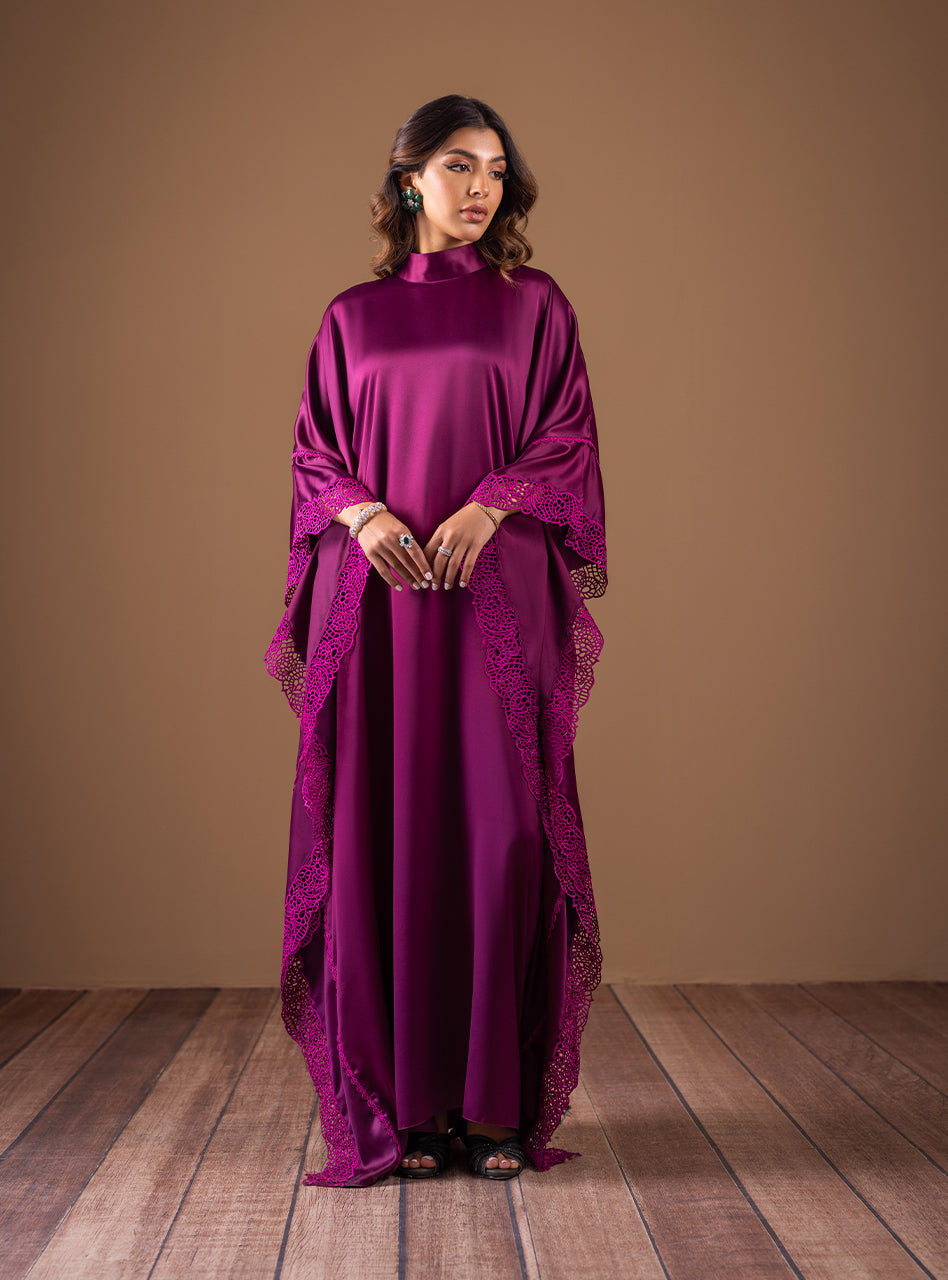 Zainab Chottani | Semi Formals | PLUM FLAME by Zainab Chottani - Designer Dress - Type: Ladies Clothes - Available at Libayah - 100% Original