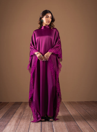 Plum Flame – authentic Pakistani formal dress from the Zainab Chottani The Kaftan Edit collection for women in the UK