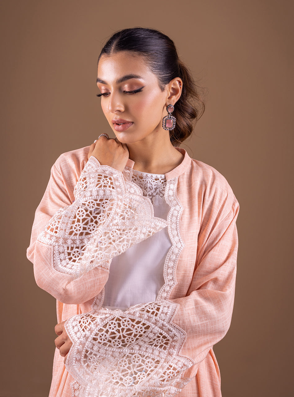 Zainab Chottani | Semi Formals | PEACH OPULENCE by Zainab Chottani - Designer Dress - Type: Ladies Clothes - Available at Libayah - 100% Original