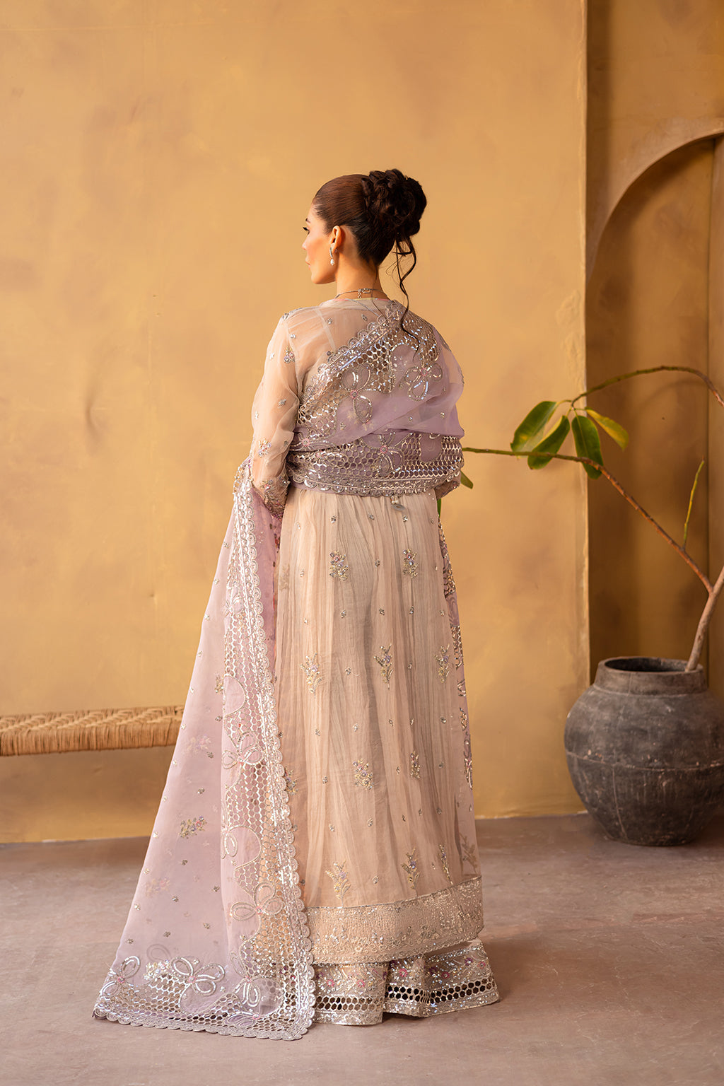 Emaan Adeel | Regalia Luxury Formals | LUNARA by Emaan Adeel - Designer Dress  - Type : Ladies Clothes - Available at Libayah - 100% Original 