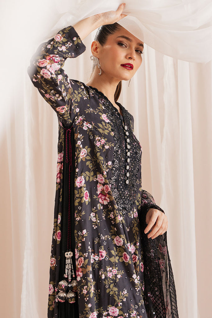 Cross Stitch | Luxe Atelier 25 | GRAPHITE GLOW by Cross Stitch - Designer Dress - Type: Ladies Clothes - Available at Libayah - 100% Original