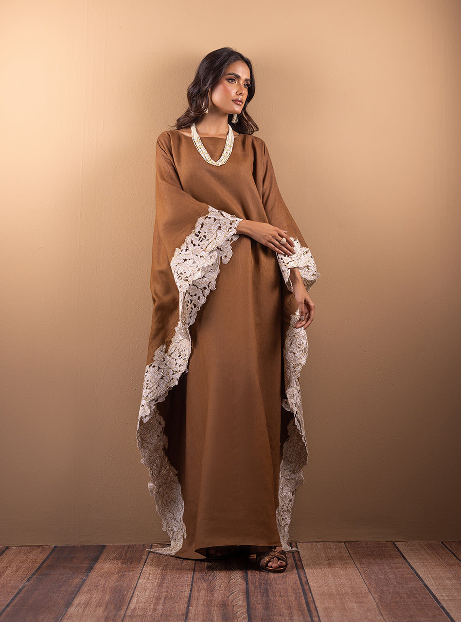 Zainab Chottani | Semi Formals | CINNAMON SAND by Zainab Chottani - Designer Dress - Type: Ladies Clothes - Available at Libayah - 100% Original