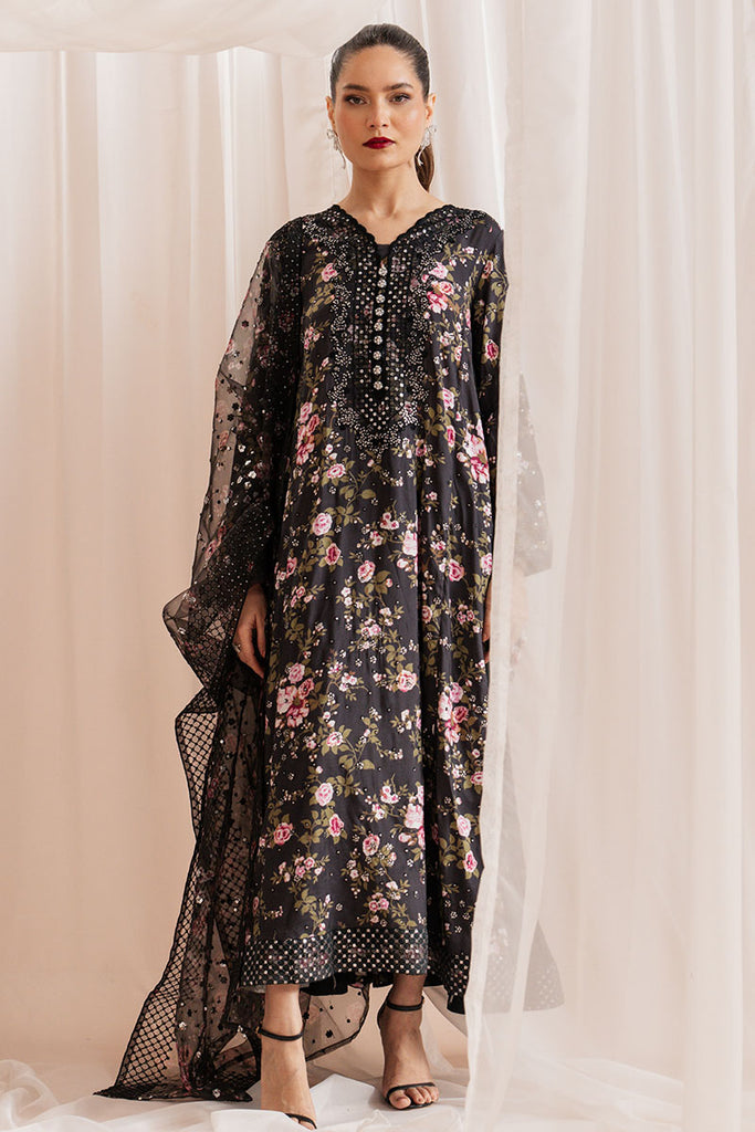 Cross Stitch | Luxe Atelier 25 | GRAPHITE GLOW by Cross Stitch - Designer Dress - Type: Ladies Clothes - Available at Libayah - 100% Original