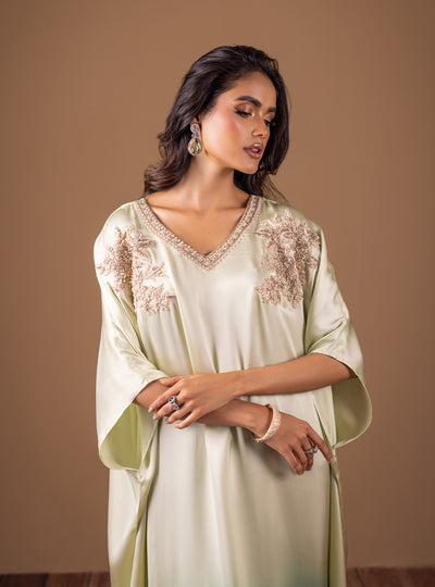 Zainab Chottani | The Kaftan Edit | Aqua Flame