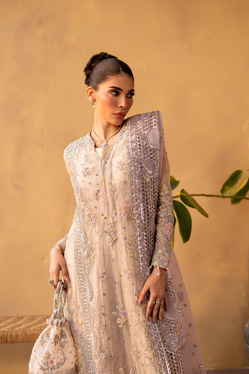 Emaan Adeel | Regalia Luxury Formals | LUNARA by Emaan Adeel - Designer Dress  - Type : Ladies Clothes - Available at Libayah - 100% Original 