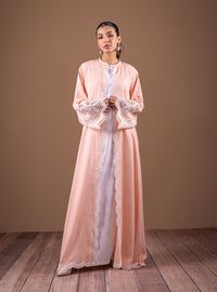 Zainab Chottani | Semi Formals | PEACH OPULENCE by Zainab Chottani - Designer Dress - Type: Ladies Clothes - Available at Libayah - 100% Original