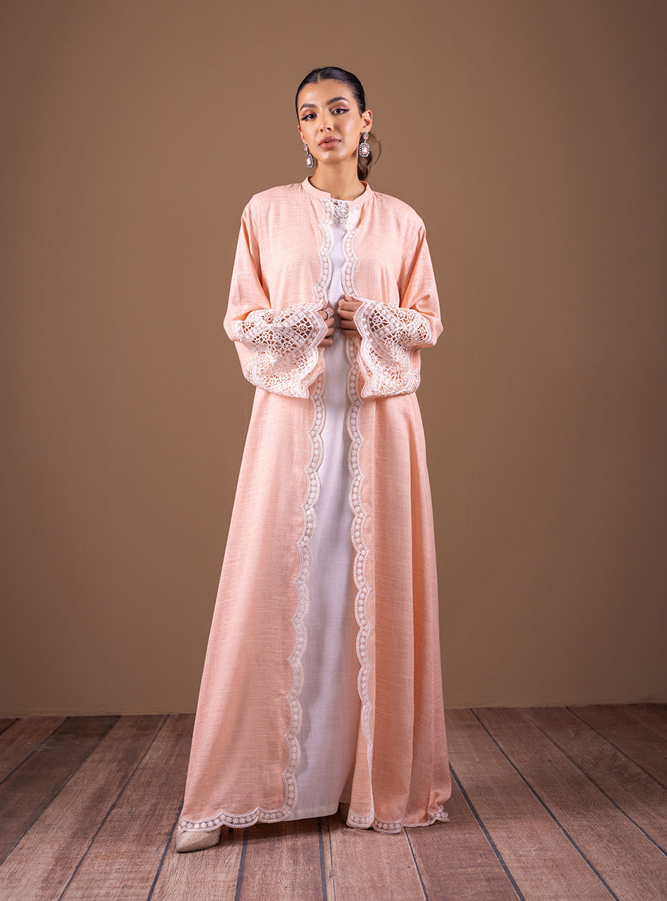 Zainab Chottani | Semi Formals | PEACH OPULENCE by Zainab Chottani - Designer Dress - Type: Ladies Clothes - Available at Libayah - 100% Original