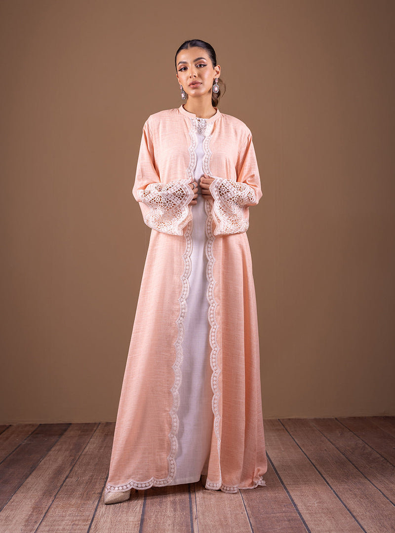 Zainab Chottani | Semi Formals | PEACH OPULENCE by Zainab Chottani - Designer Dress - Type: Ladies Clothes - Available at Libayah - 100% Original