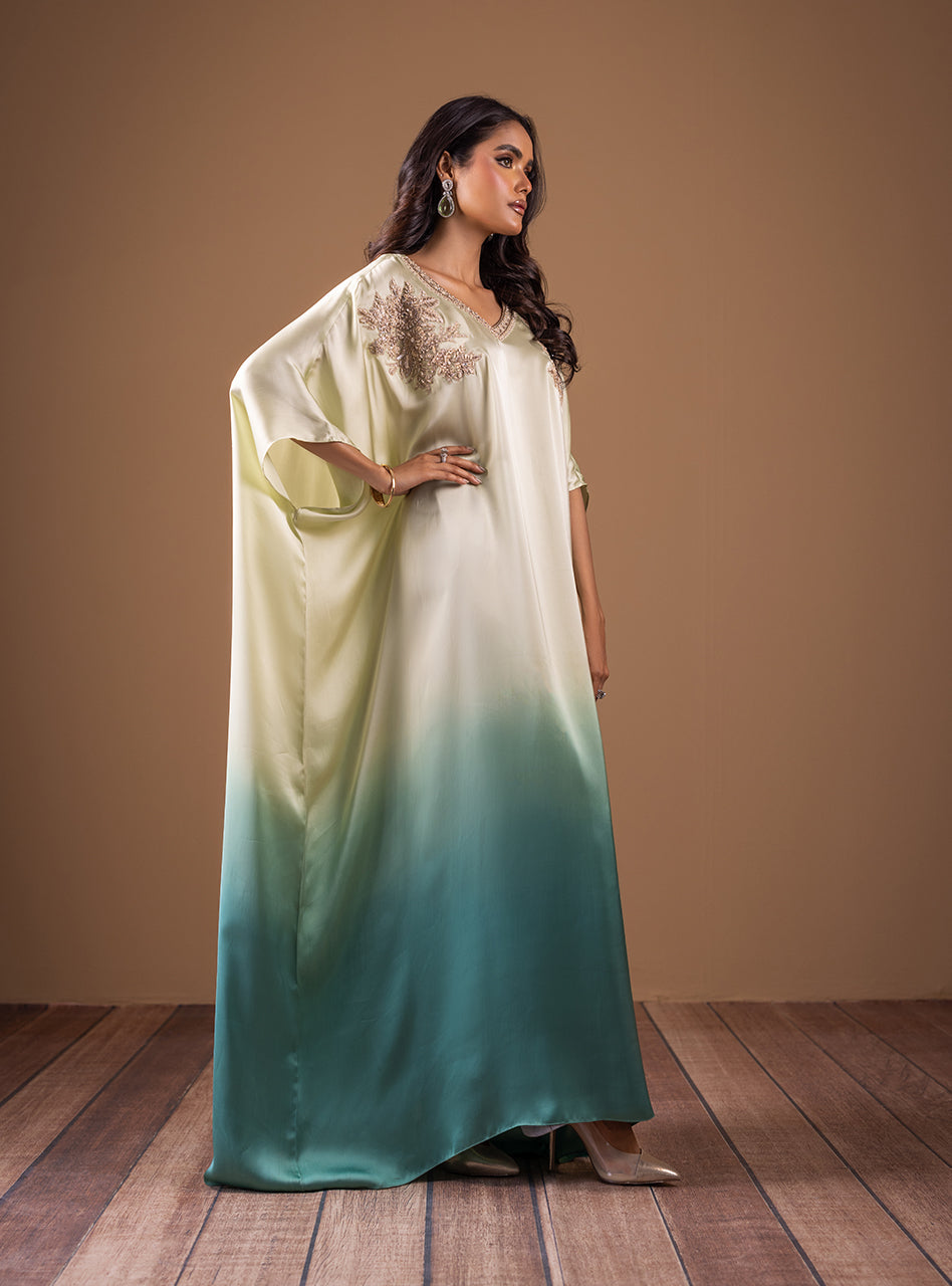 Zainab Chottani | Semi Formals | AQUA FLAME by Zainab Chottani - Designer Dress - Type: Ladies Clothes - Available at Libayah - 100% Original