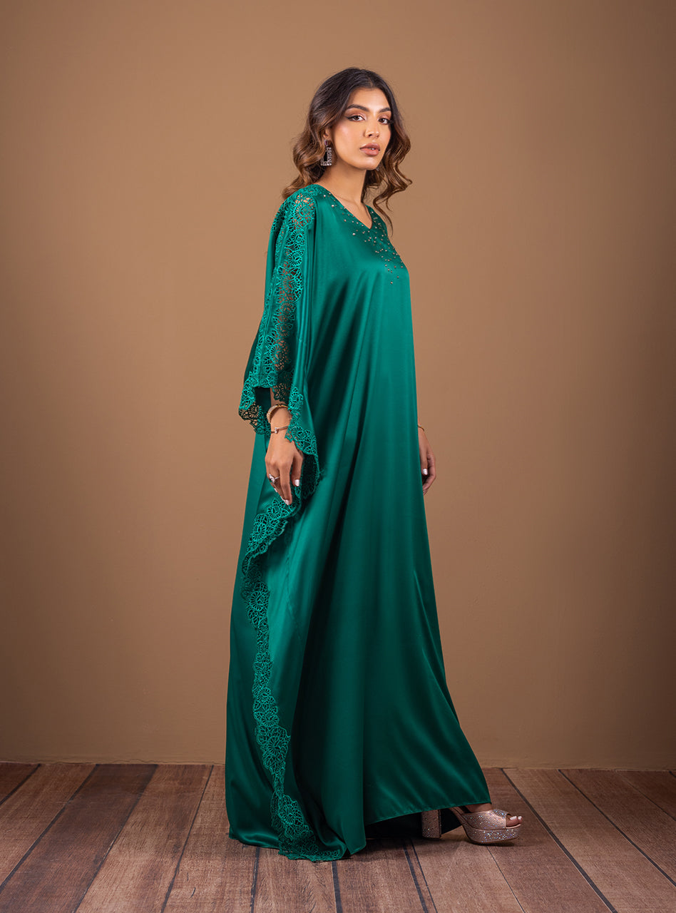 Zainab Chottani | Semi Formals | EMERALD WISHES by Zainab Chottani - Designer Dress - Type: Ladies Clothes - Available at Libayah - 100% Original