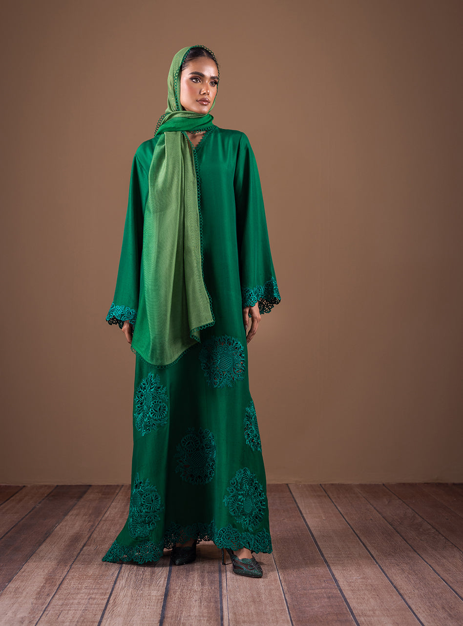 Zainab Chottani | Semi Formals | ENCHANTING EMERALD by Zainab Chottani - Designer Dress - Type: Formal - Available at Libayah - 100% Original