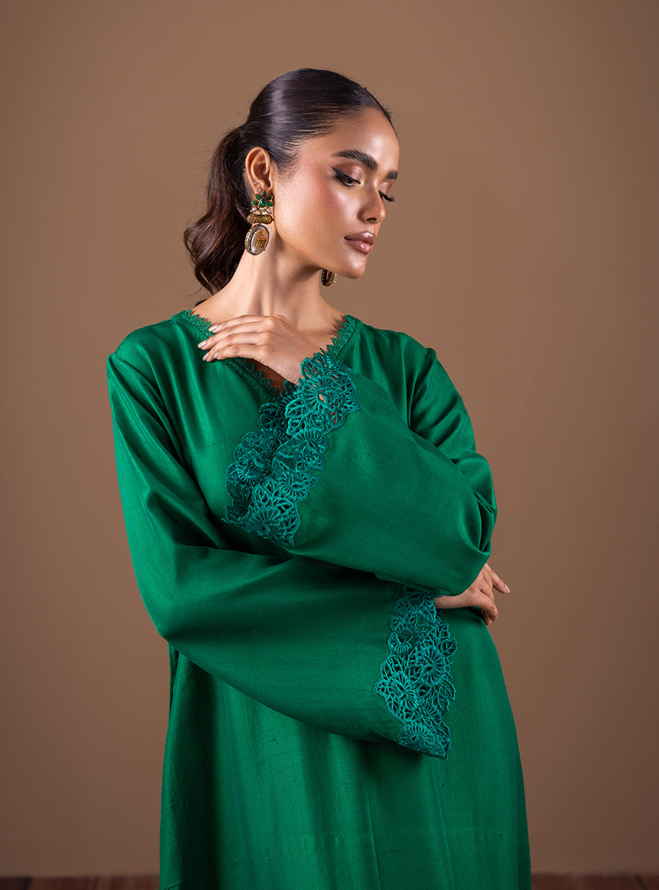 Zainab Chottani | Semi Formals | ENCHANTING EMERALD by Zainab Chottani - Designer Dress - Type: Formal - Available at Libayah - 100% Original