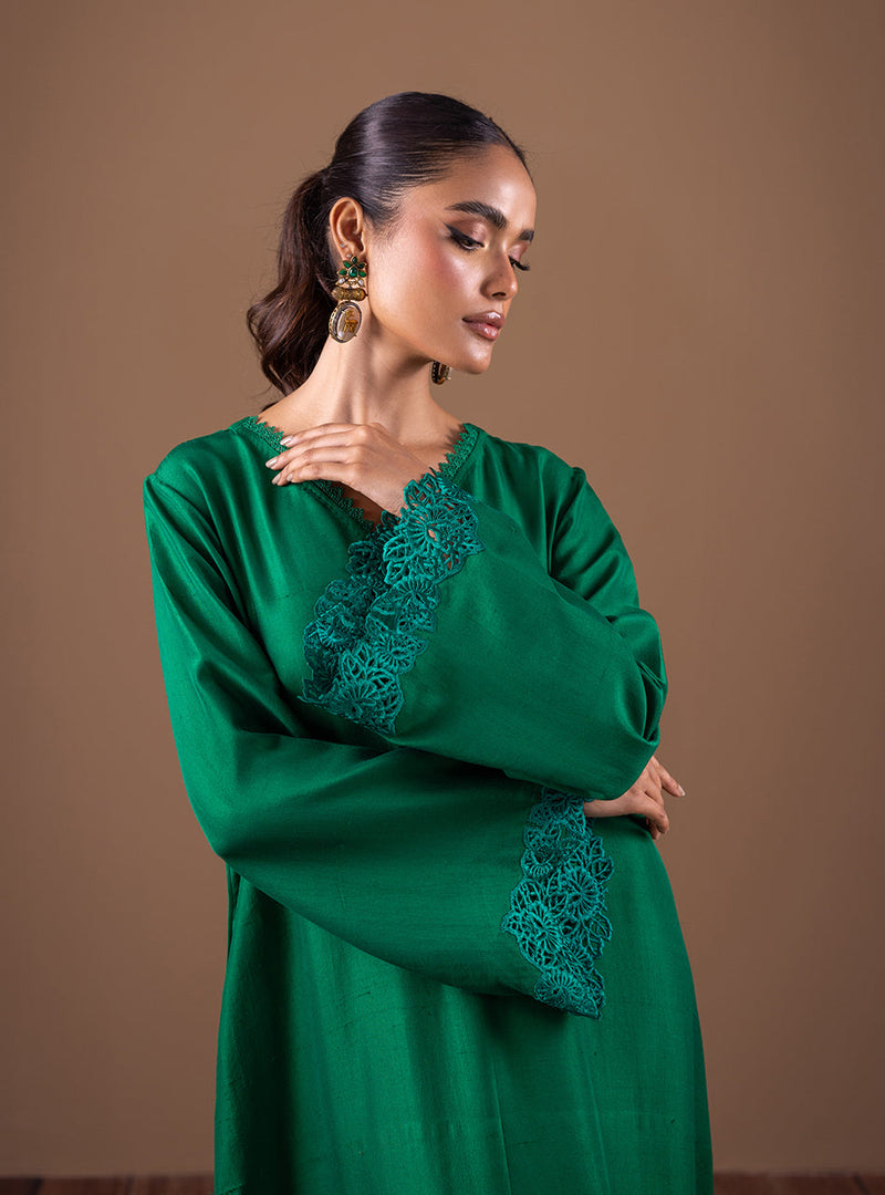 Zainab Chottani | Semi Formals | ENCHANTING EMERALD by Zainab Chottani - Designer Dress - Type: Formal - Available at Libayah - 100% Original