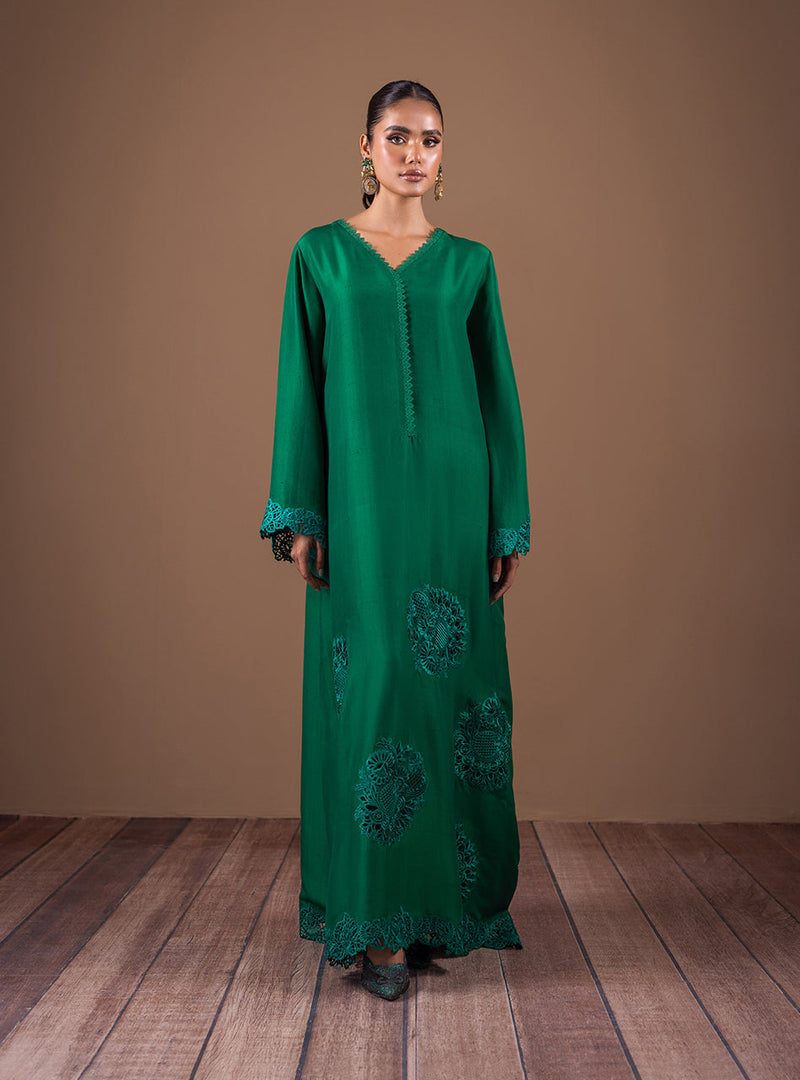 Zainab Chottani | Semi Formals | ENCHANTING EMERALD by Zainab Chottani - Designer Dress - Type: Formal - Available at Libayah - 100% Original