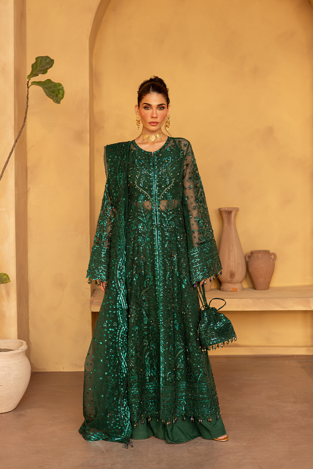 Emaan Adeel | Regalia Luxury Formals | IVYEN by Emaan Adeel - Designer Dress  - Type : Ladies Clothes - Available at Libayah - 100% Original 