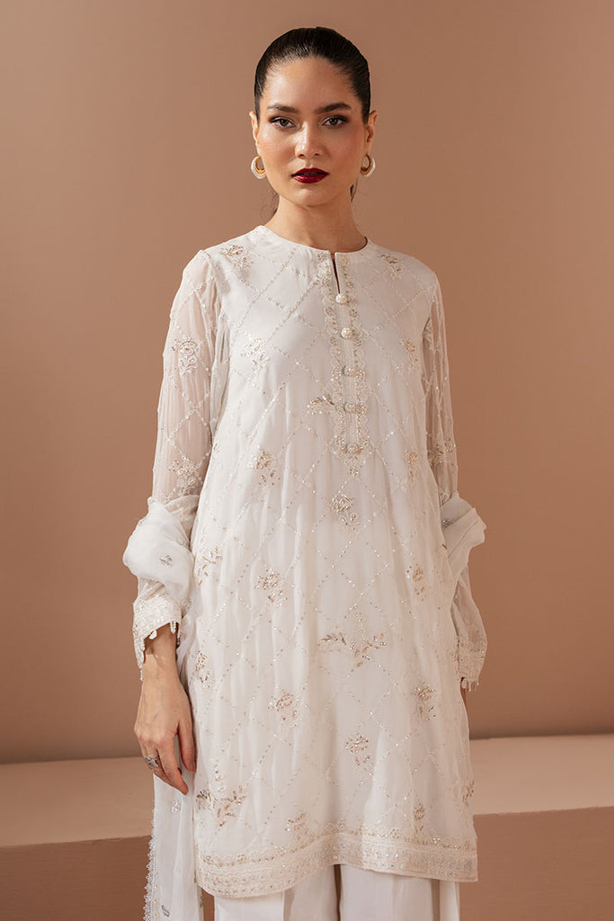 Cross Stitch | Luxe Atelier 25 | ANTIQUE WHITE by Cross Stitch - Designer Dress - Type: Ladies Clothes - Available at Libayah - 100% Original