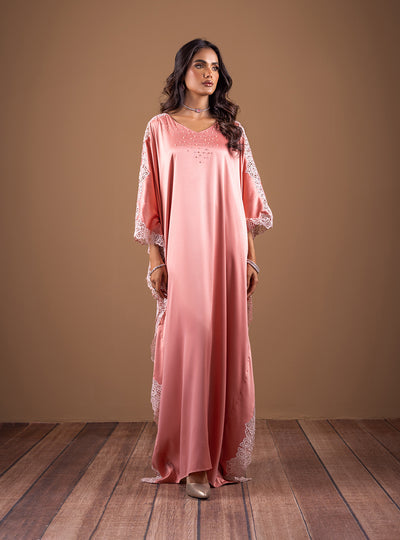 Coral Blossom – authentic Pakistani formal dress from the Zainab Chottani The Kaftan Edit collection for women in the UK