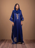 Zainab Chottani | Semi Formals | DEEP BLUE BLOSSOM by Zainab Chottani - Designer Dress - Type: Ladies Clothes - Available at Libayah - 100% Original