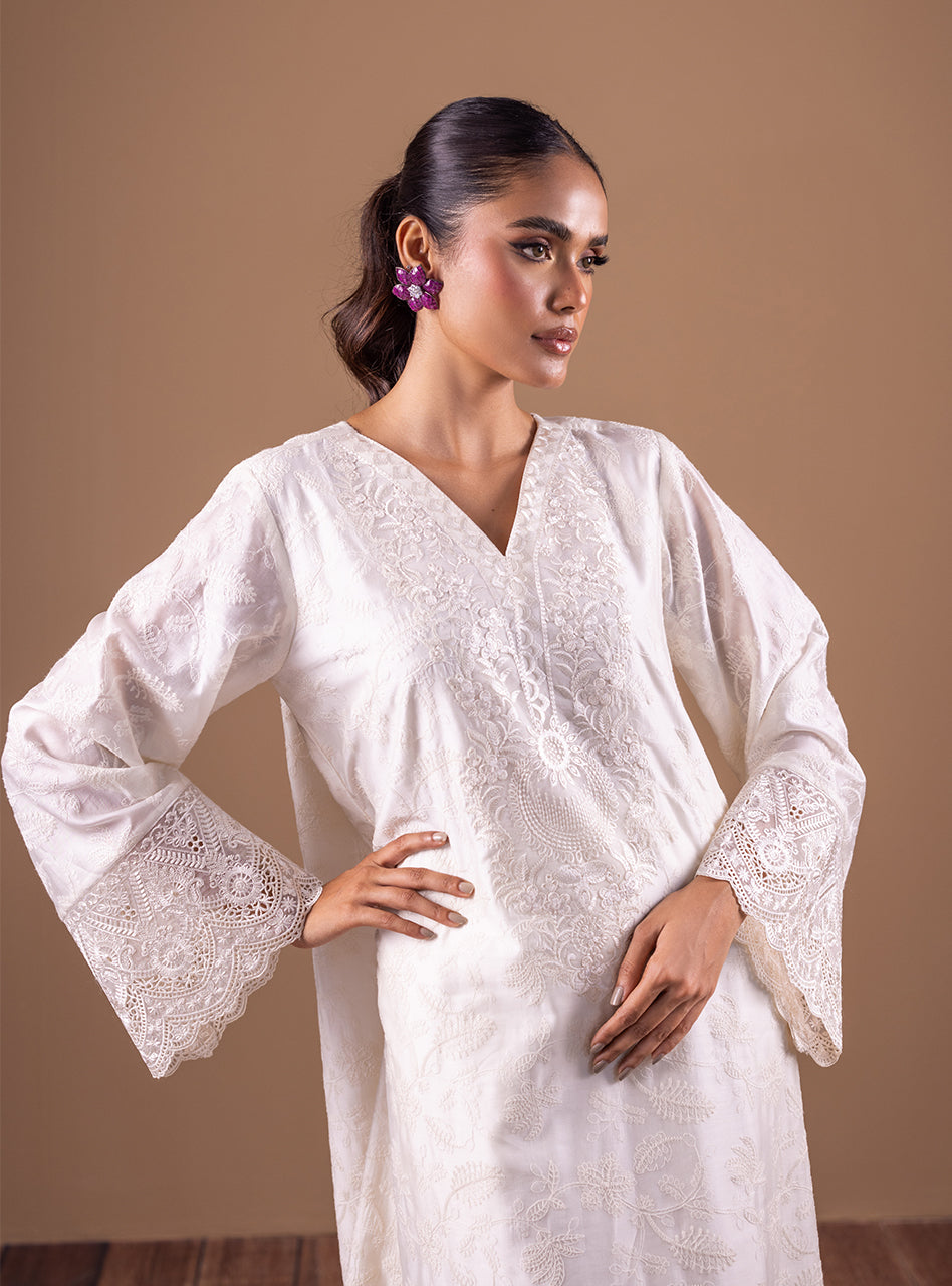 Zainab Chottani | Semi Formals | WHITE SAND by Zainab Chottani - Designer Dress - Type: Ladies Clothes - Available at Libayah - 100% Original