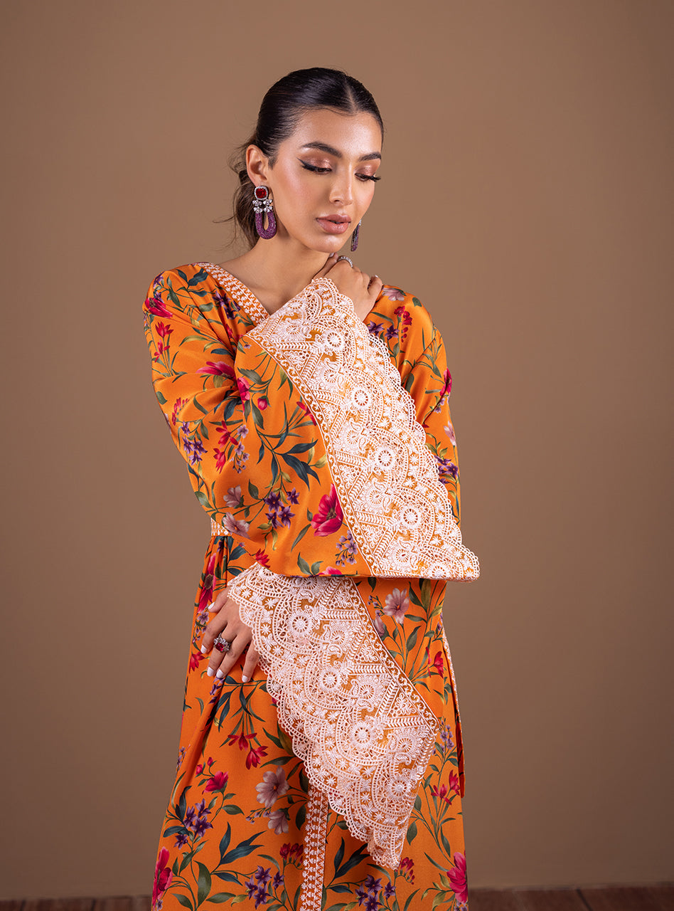 Zainab Chottani | Semi Formals | TROPICAL AMBER by Zainab Chottani - Designer Dress - Type: Ladies Clothes - Available at Libayah - 100% Original