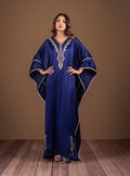 Zainab Chottani | Semi Formals | DEEP BLUE BLOSSOM by Zainab Chottani - Designer Dress - Type: Ladies Clothes - Available at Libayah - 100% Original