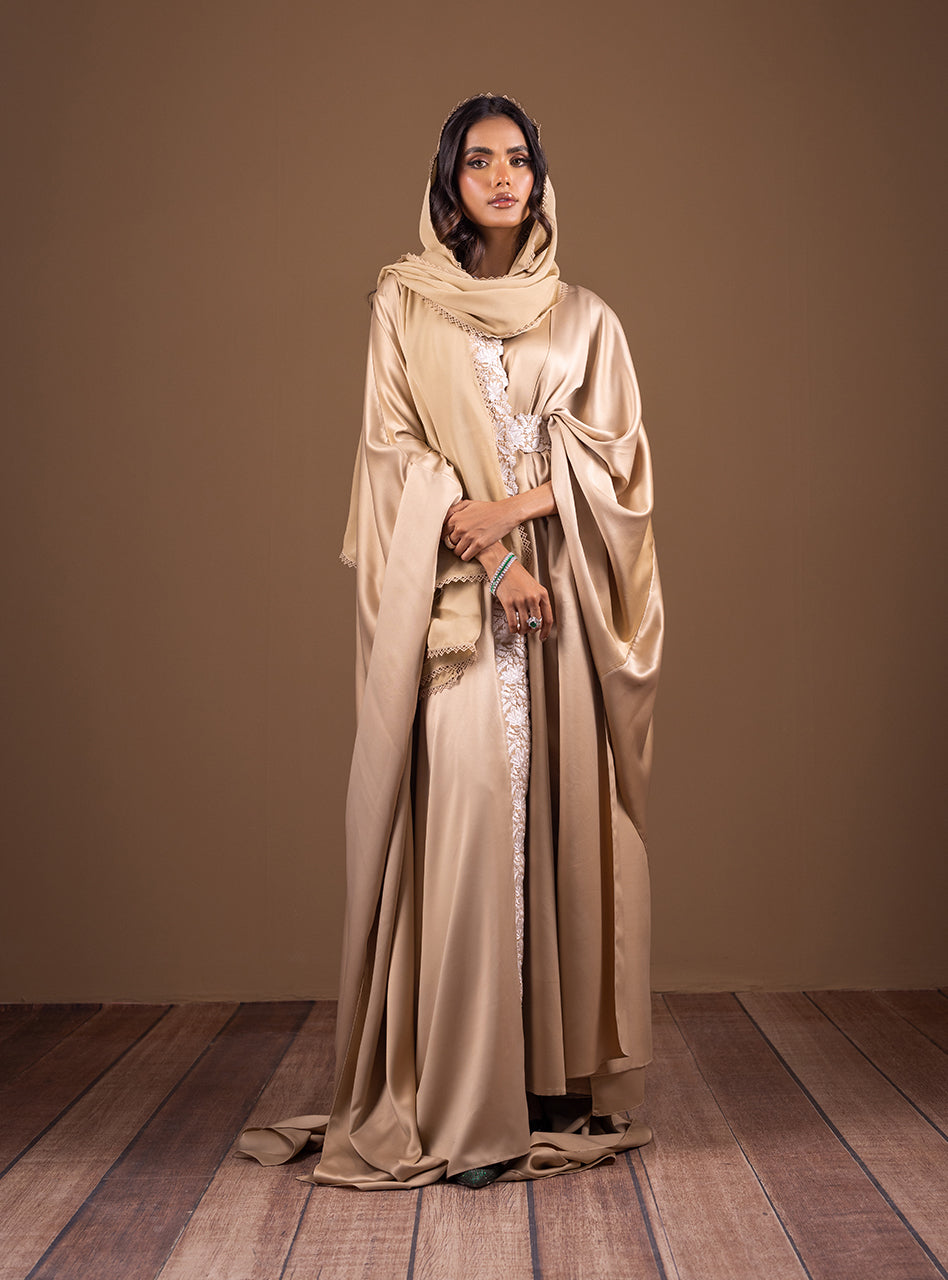 Zainab Chottani | Semi Formals | BUTTER VANILA FLAIR by Zainab Chottani - Designer Dress - Type: Ladies Clothes - Available at Libayah - 100% Original