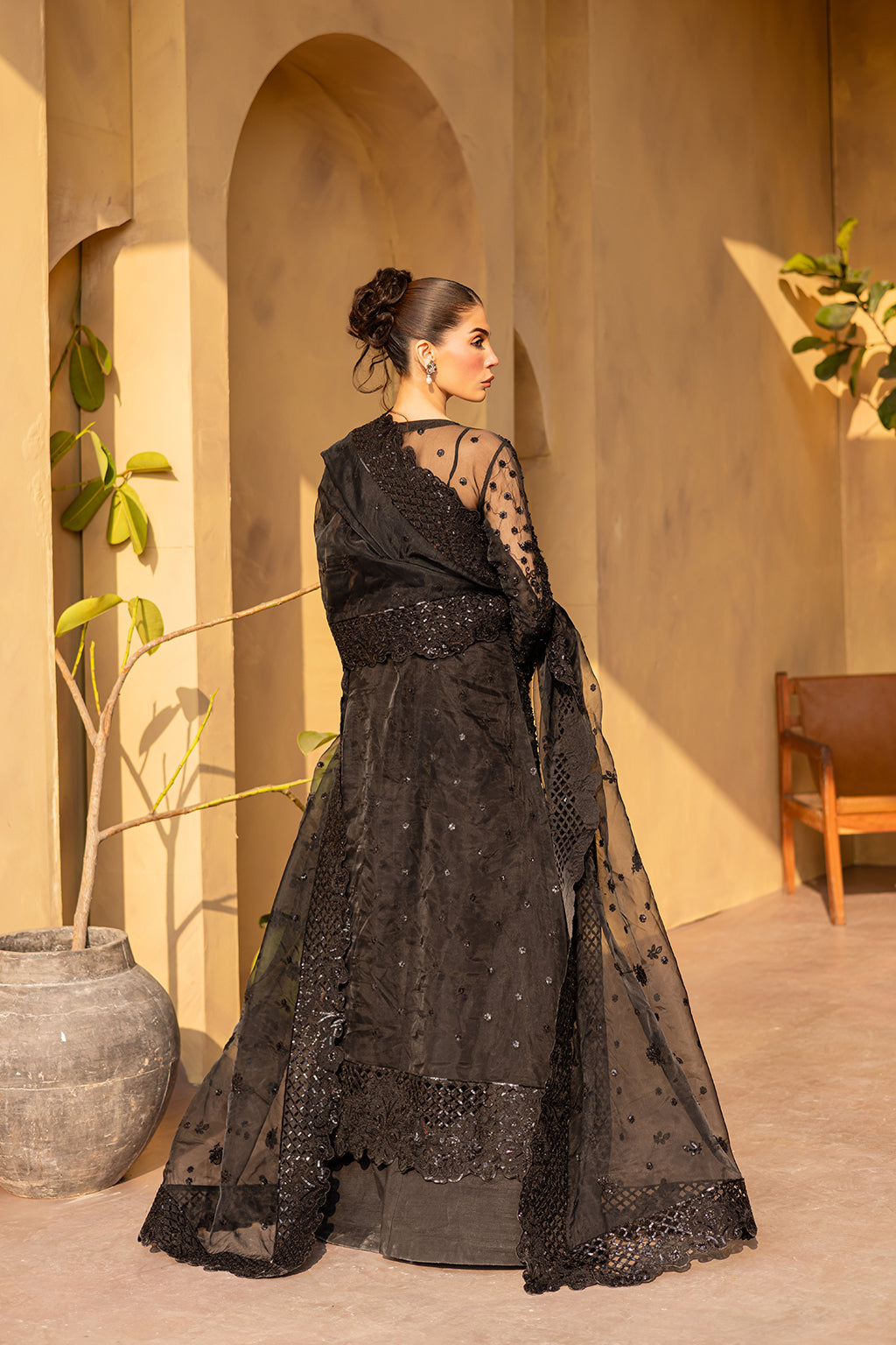 Emaan Adeel | Regalia Luxury Formals | VELVRA by Emaan Adeel - Designer Dress  - Type : Ladies Clothes - Available at Libayah - 100% Original 