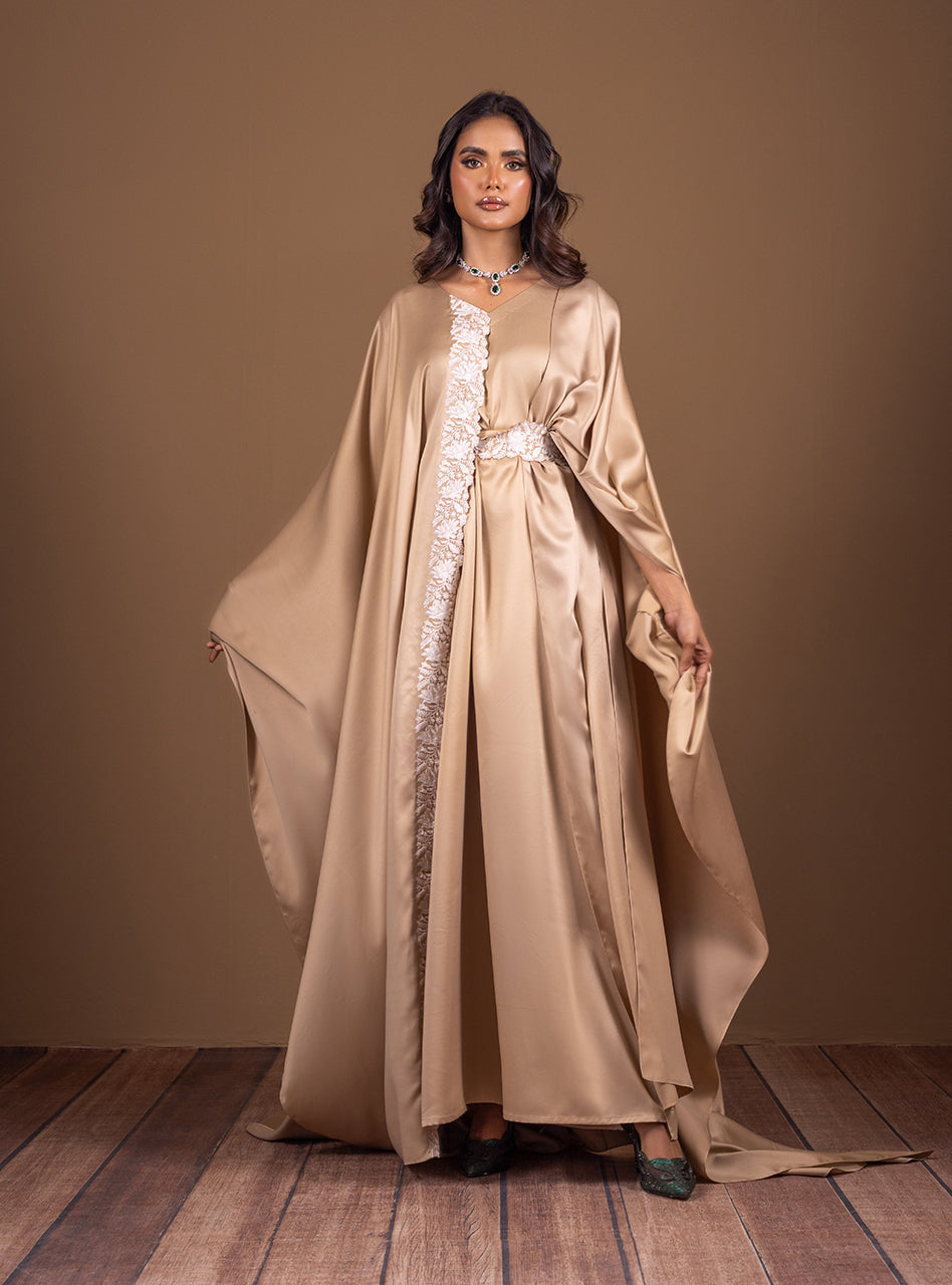 Zainab Chottani | Semi Formals | BUTTER VANILA FLAIR by Zainab Chottani - Designer Dress - Type: Ladies Clothes - Available at Libayah - 100% Original