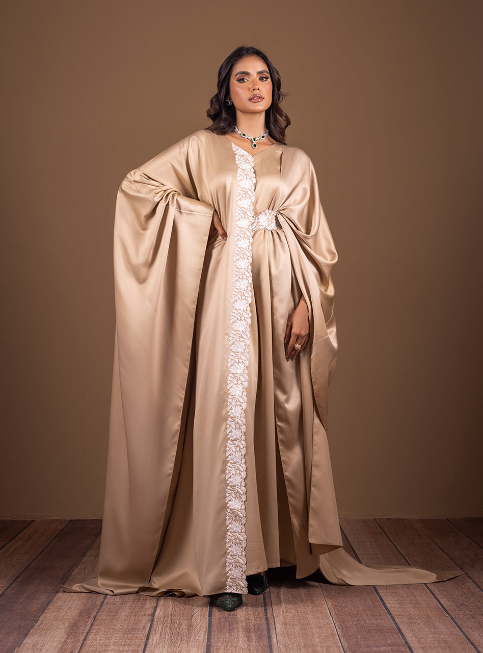 Zainab Chottani | Semi Formals | BUTTER VANILA FLAIR by Zainab Chottani - Designer Dress - Type: Ladies Clothes - Available at Libayah - 100% Original