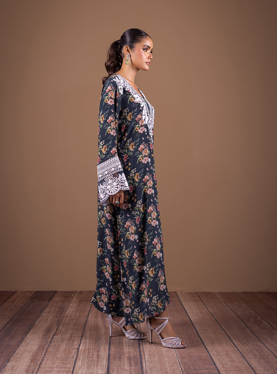 Zainab Chottani | Semi Formals | MIDNIGHT FLORAL by Zainab Chottani - Designer Dress - Type: Ladies Clothes - Available at Libayah - 100% Original