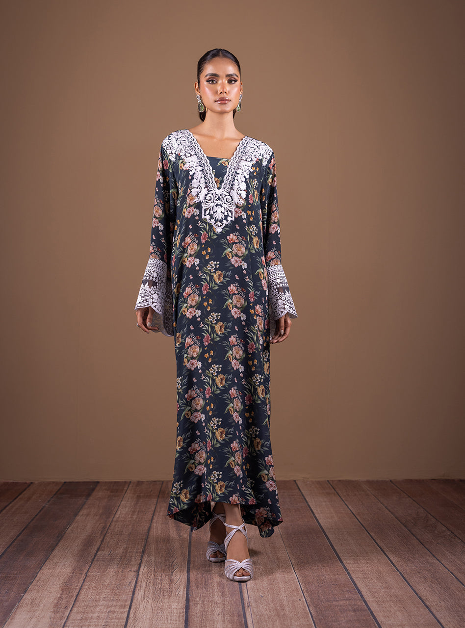 Zainab Chottani | Semi Formals | MIDNIGHT FLORAL by Zainab Chottani - Designer Dress - Type: Ladies Clothes - Available at Libayah - 100% Original