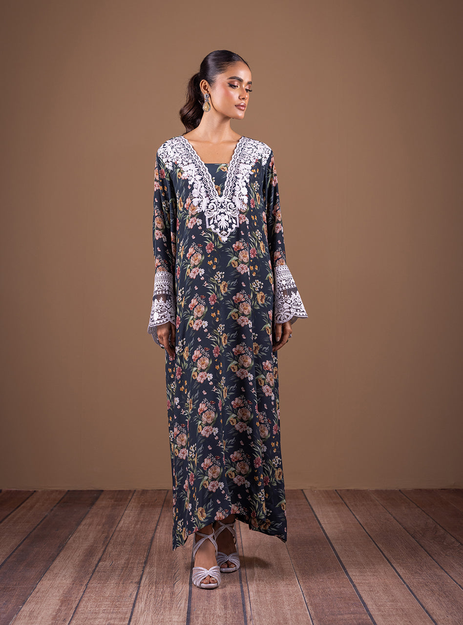 Zainab Chottani | Semi Formals | MIDNIGHT FLORAL by Zainab Chottani - Designer Dress - Type: Ladies Clothes - Available at Libayah - 100% Original