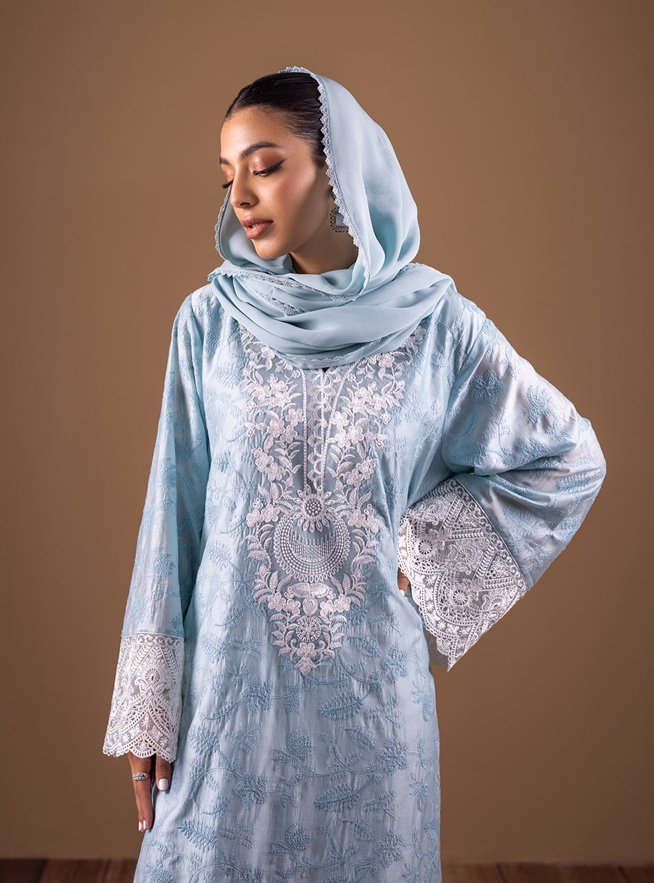 Zainab Chottani | Semi Formals | AQUA SOPHISTICATION by Zainab Chottani - Designer Dress - Type: Ladies Clothes - Available at Libayah - 100% Original