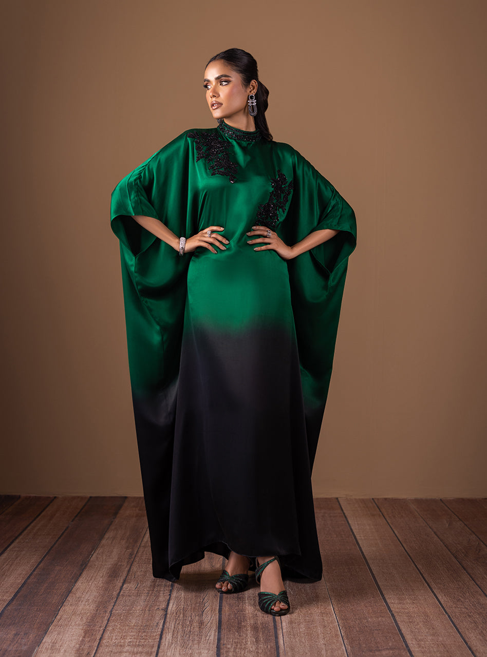 Zainab Chottani | Semi Formals | EMERALD FLAME by Zainab Chottani - Designer Dress - Type: Ladies Clothes - Available at Libayah - 100% Original