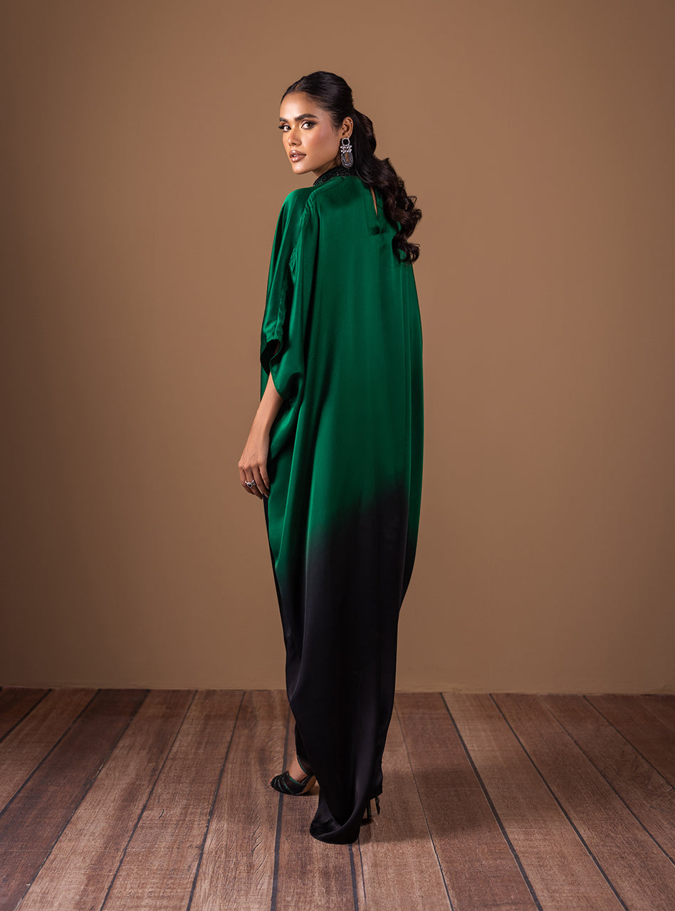 Zainab Chottani | Semi Formals | EMERALD FLAME by Zainab Chottani - Designer Dress - Type: Ladies Clothes - Available at Libayah - 100% Original