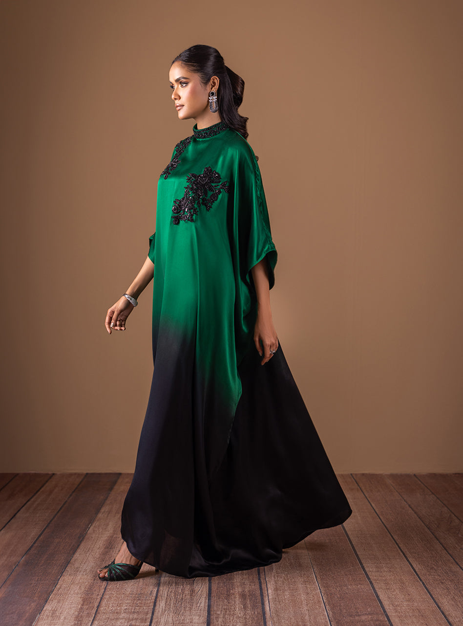 Zainab Chottani | Semi Formals | EMERALD FLAME by Zainab Chottani - Designer Dress - Type: Ladies Clothes - Available at Libayah - 100% Original