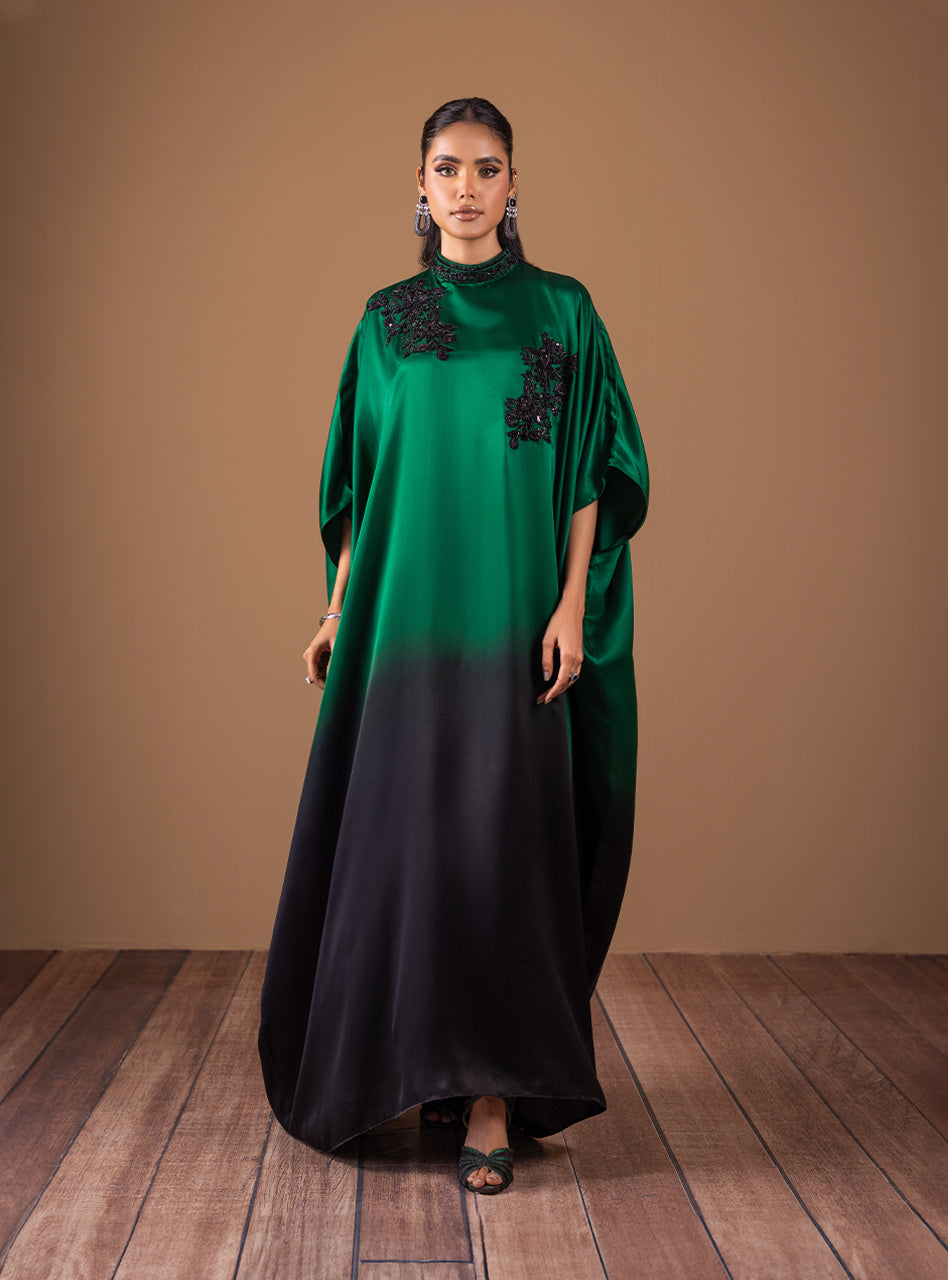 Zainab Chottani | Semi Formals | EMERALD FLAME by Zainab Chottani - Designer Dress - Type: Ladies Clothes - Available at Libayah - 100% Original