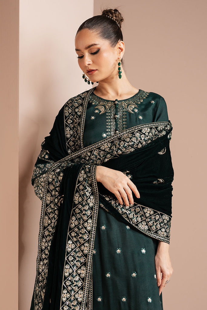 Cross Stitch | Luxe Atelier 25 | EMERALD GRACE by Cross Stitch - Designer Dress - Type: Ladies Clothes - Available at Libayah - 100% Original