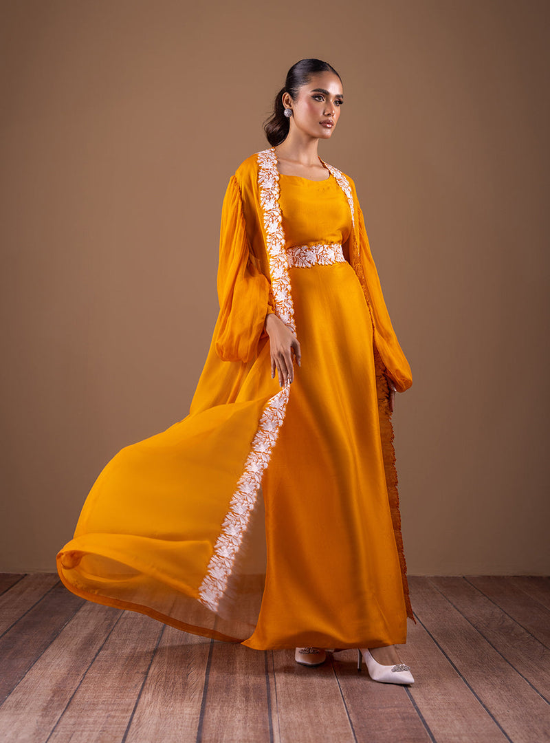 Zainab Chottani | Semi Formals | AMBER FLOW by Zainab Chottani - Designer Dress - Type: Formal - Available at Libayah - 100% Original