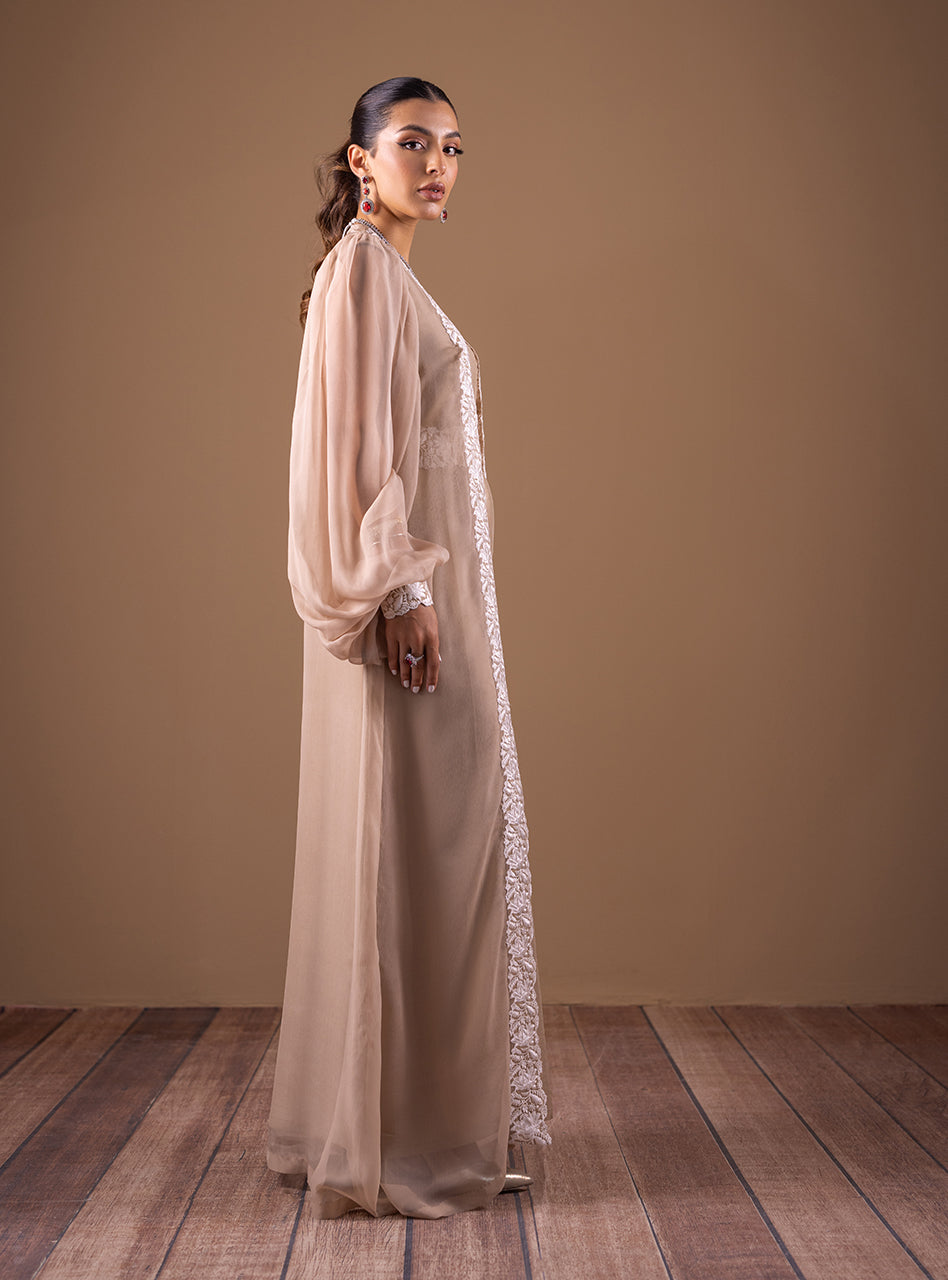 Zainab Chottani | Semi Formals | CHAMPAGNE FLOW by Zainab Chottani - Designer Dress - Type: Ladies Clothes - Available at Libayah - 100% Original