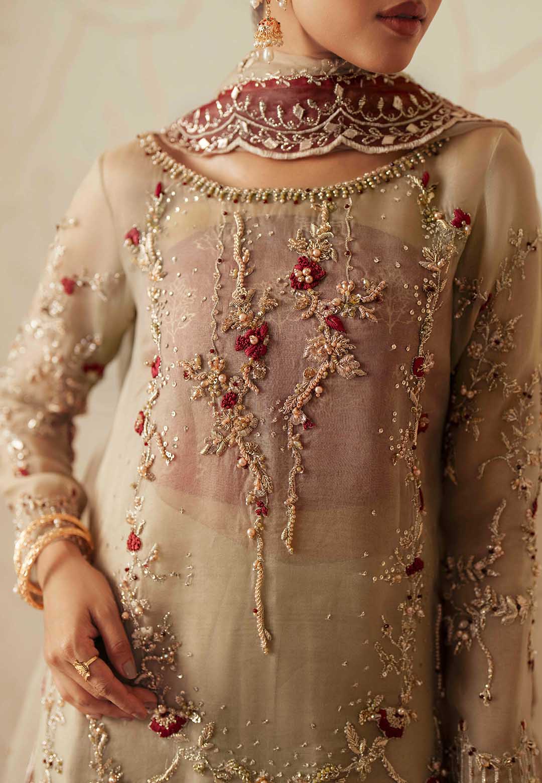 Ayesha and Usman | Haq e Meher | ZEENAT by Ayesha and Usman - Designer Dress  - Type : Ladies Clothes - Available at Libayah - 100% Original 