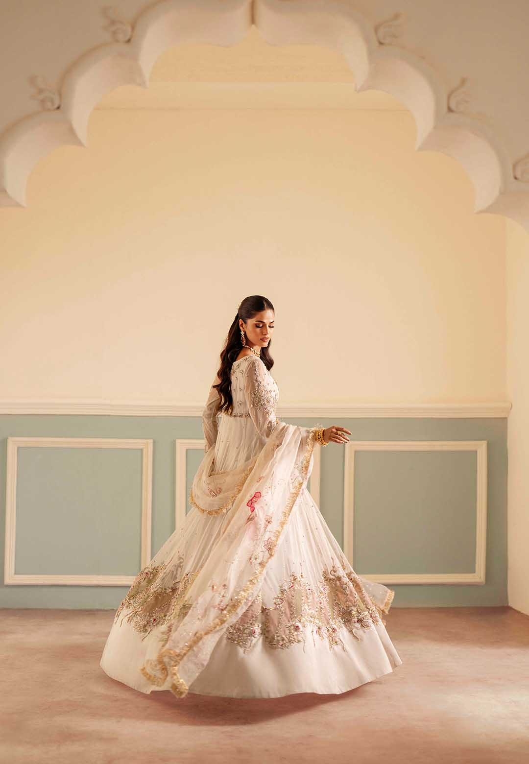 Ayesha and Usman | Haq e Meher | SAANJH by Ayesha and Usman - Designer Dress  - Type : Ladies Clothes - Available at Libayah - 100% Original 