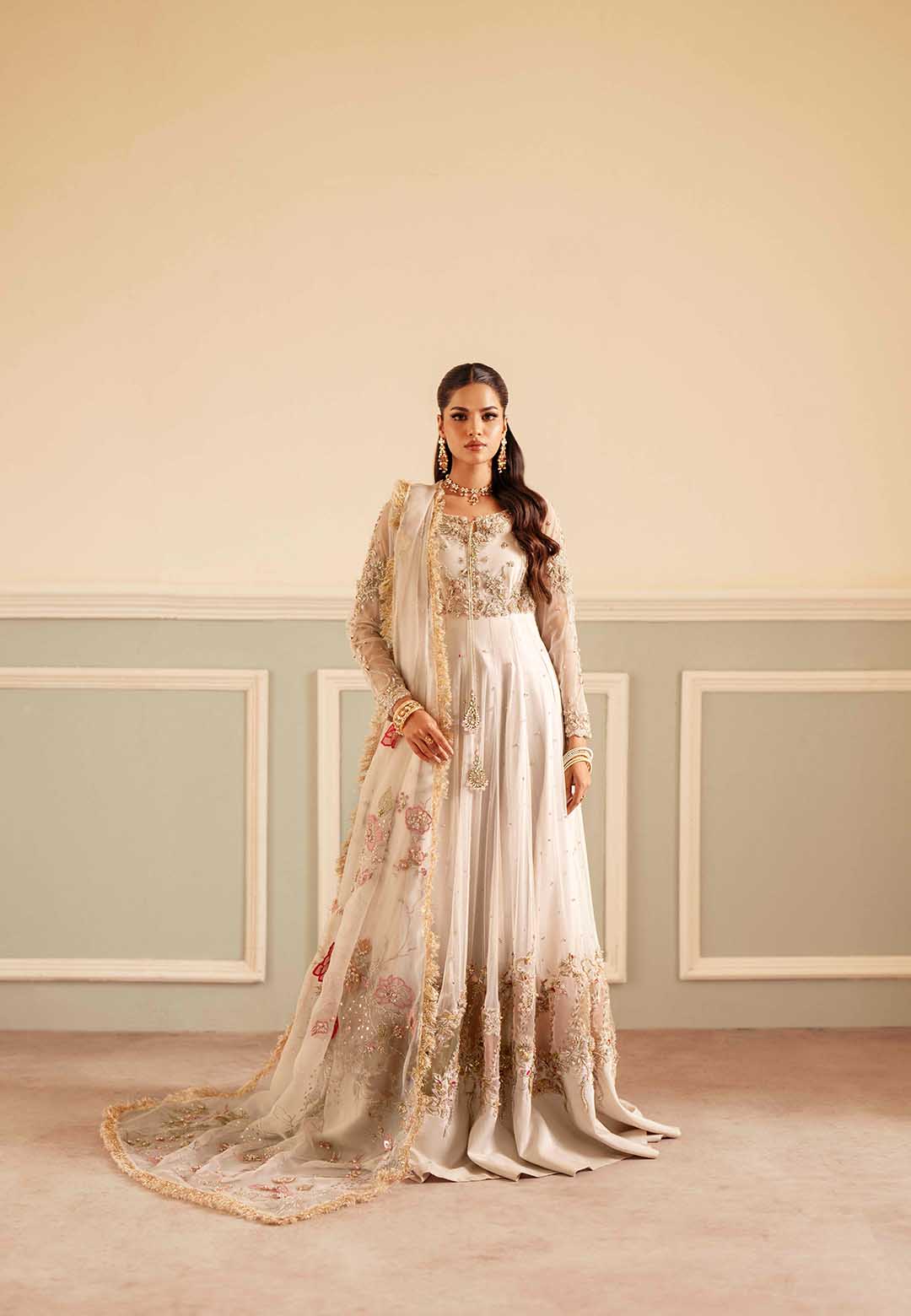 Ayesha and Usman | Haq e Meher | SAANJH by Ayesha and Usman - Designer Dress  - Type : Ladies Clothes - Available at Libayah - 100% Original 