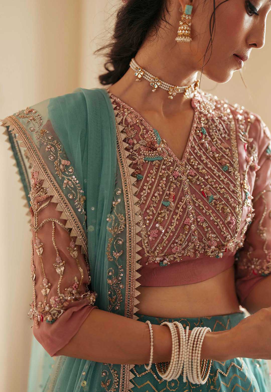 Ayesha and Usman | Haq e Meher | NEELAM by Ayesha and Usman - Designer Dress  - Type : Ladies Clothes - Available at Libayah - 100% Original 