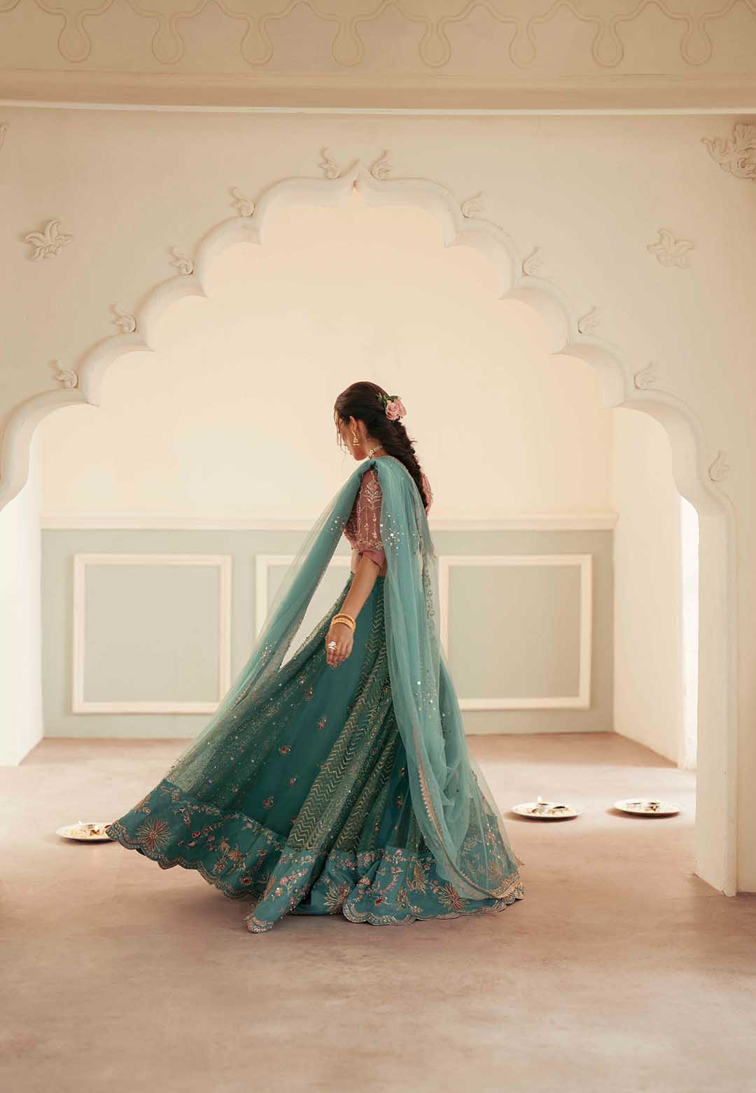 Ayesha and Usman | Haq e Meher | NEELAM by Ayesha and Usman - Designer Dress  - Type : Ladies Clothes - Available at Libayah - 100% Original 