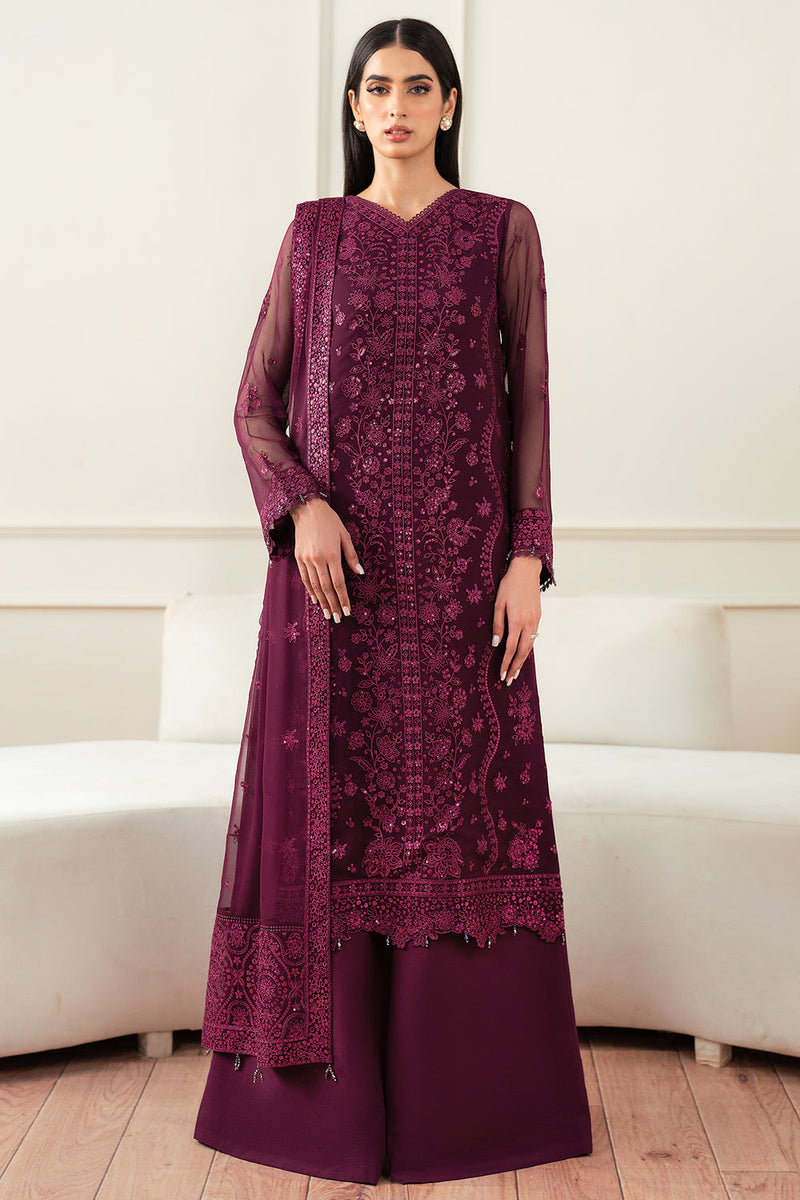 Farasha | Essence Formals 25 | Regal Violet by Farasha - Designer Dress  - Type : Ladies Clothes - Available at Libayah - 100% Original 