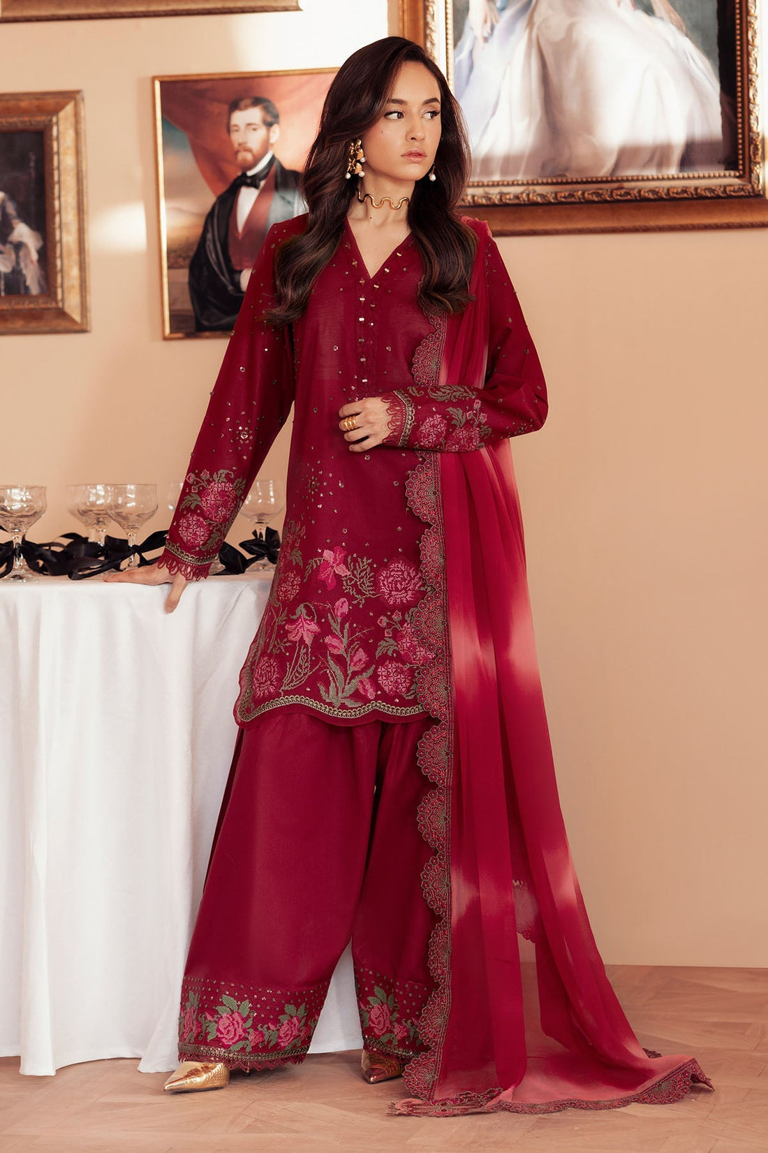 Nureh | Feya Eid Collection | FE-07 by Nureh - Designer Dress - Type: Ladies Clothes - Available at Libayah - 100% Original
