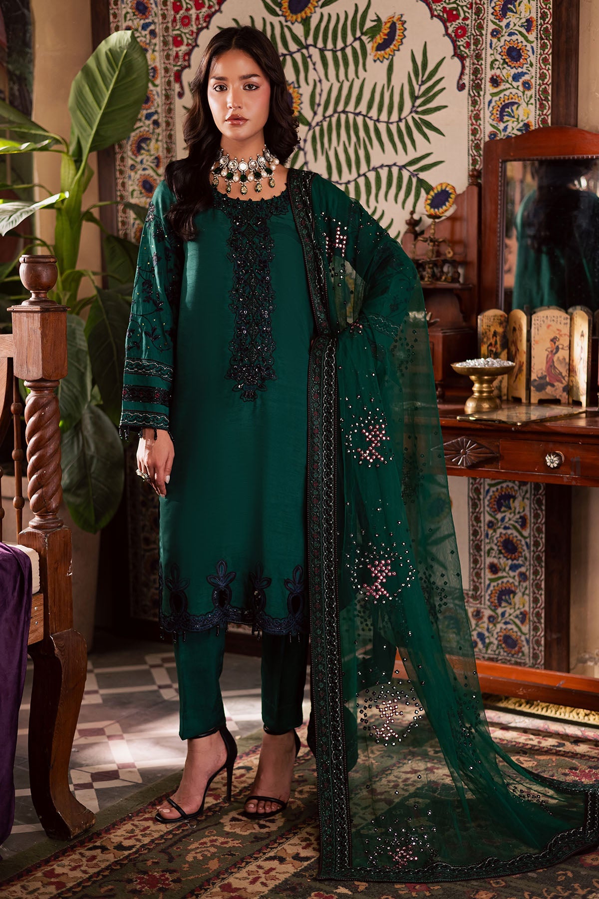 Nureh | Nur Mahal | NE-196 by Nureh - Designer Dress - Type : Ladies Clothes - Available at Libayah - 100% Original 