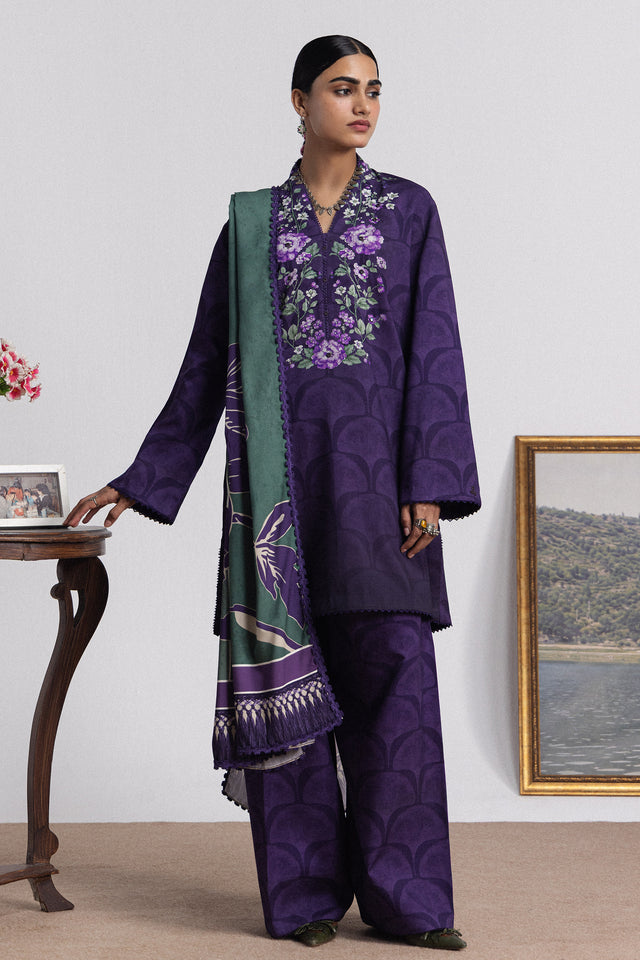 Zara ShahJahan | Coco Prints Winter 26 | Mira-1A by Zara ShahJahan - Designer Dress  - Type : Ladies Clothes - Available at Libayah - 100% Original 