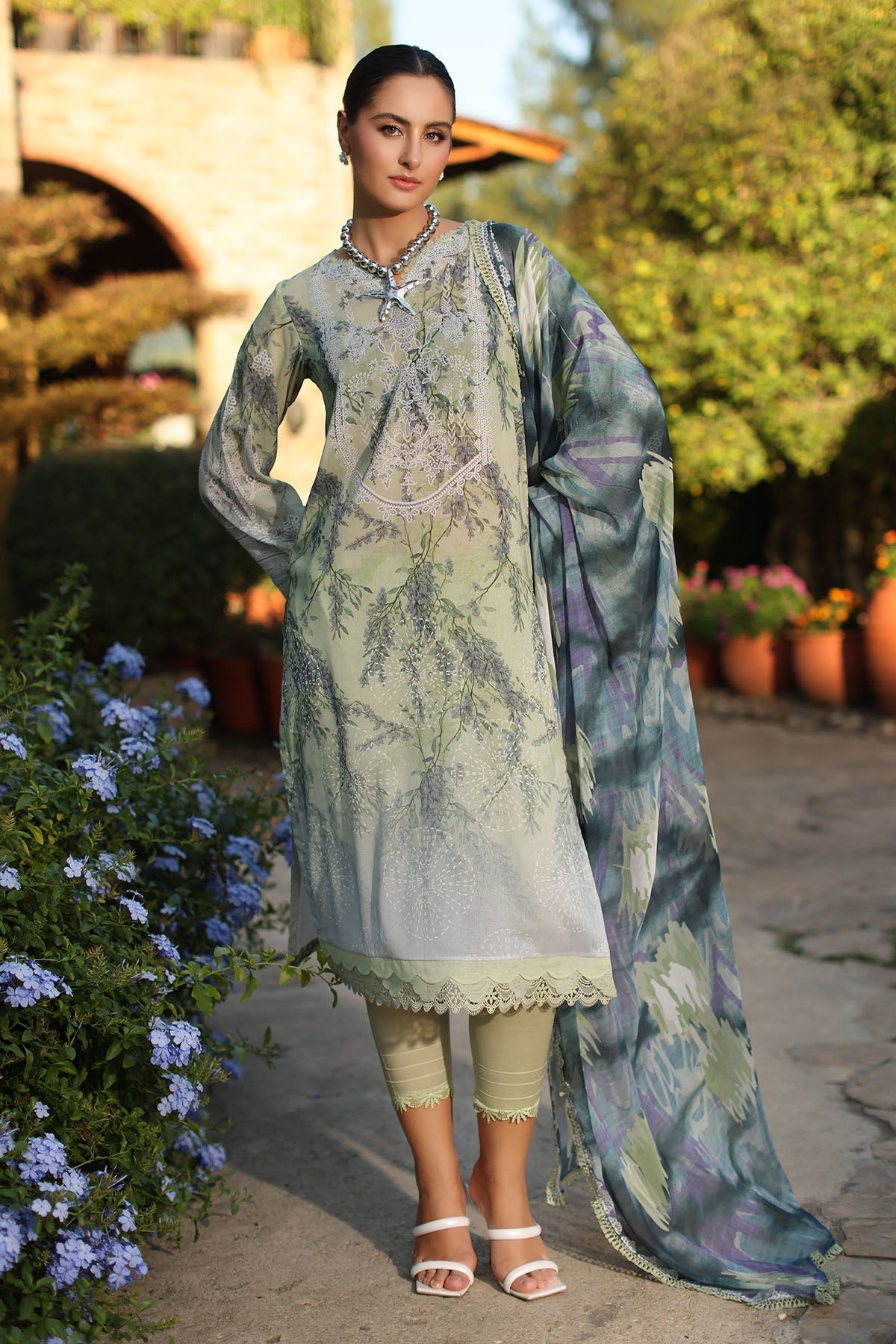 Nureh | Signature Prints 26 | SP-195 by Nureh - Designer Dress  - Type : Ladies Clothes - Available at Libayah - 100% Original 